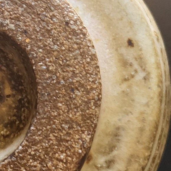 Mid Century Modern Wabisabi Signed Hand Thrown Ceramic Vase - Picture 10 of 13